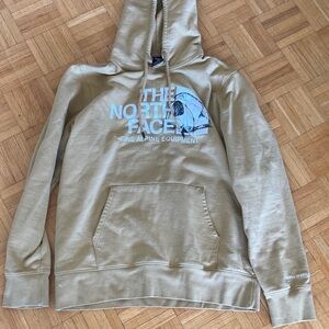 The North Face Men's Beige/Yellow Hoodie